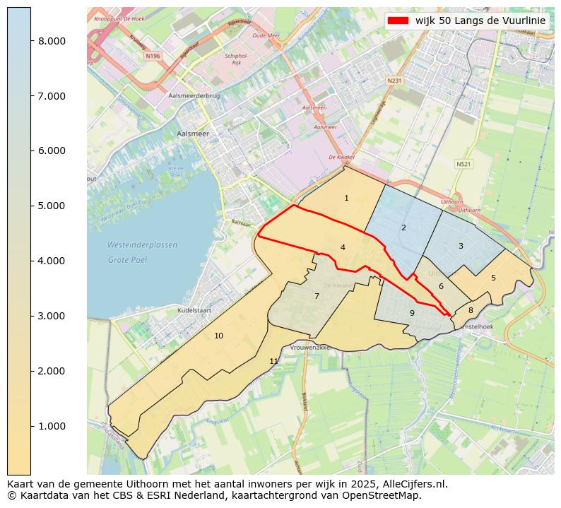 Afbeelding van de wijk Langs de Vuurlinie op de kaart.