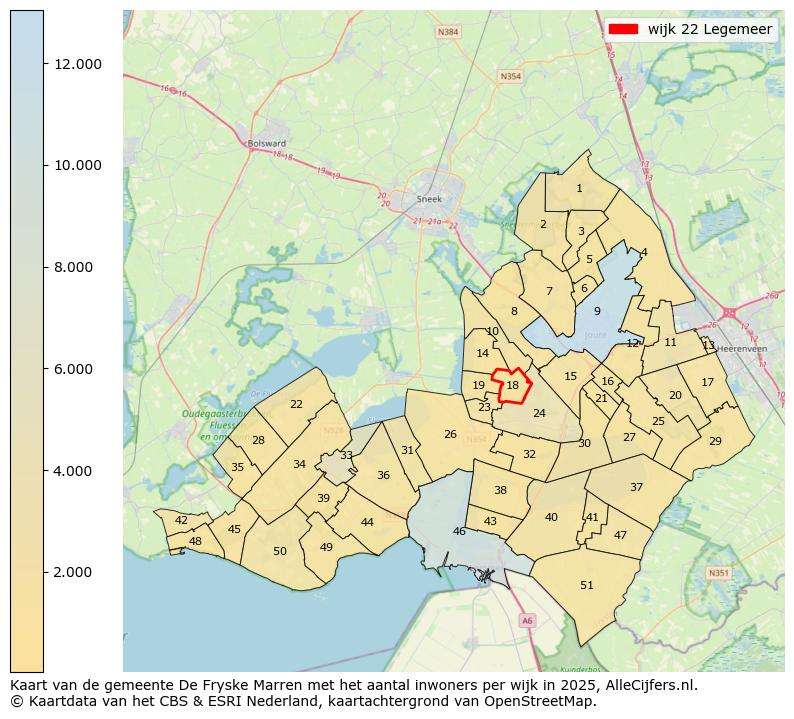 Afbeelding van de wijk Legemeer op de kaart.