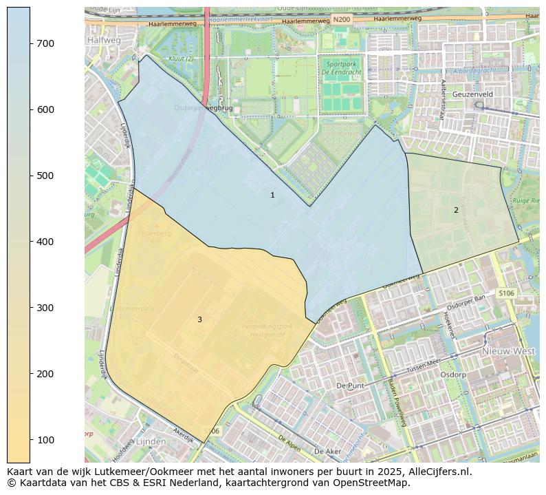 Afbeelding van de wijk Lutkemeer/Ookmeer op de kaart.
