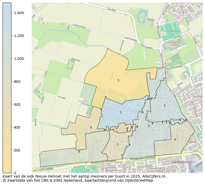 Afbeelding van de wijk Nieuw-Helvoet op de kaart.