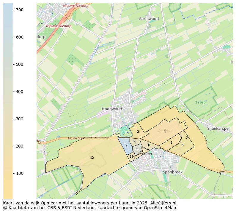 Afbeelding van de wijk Opmeer op de kaart.