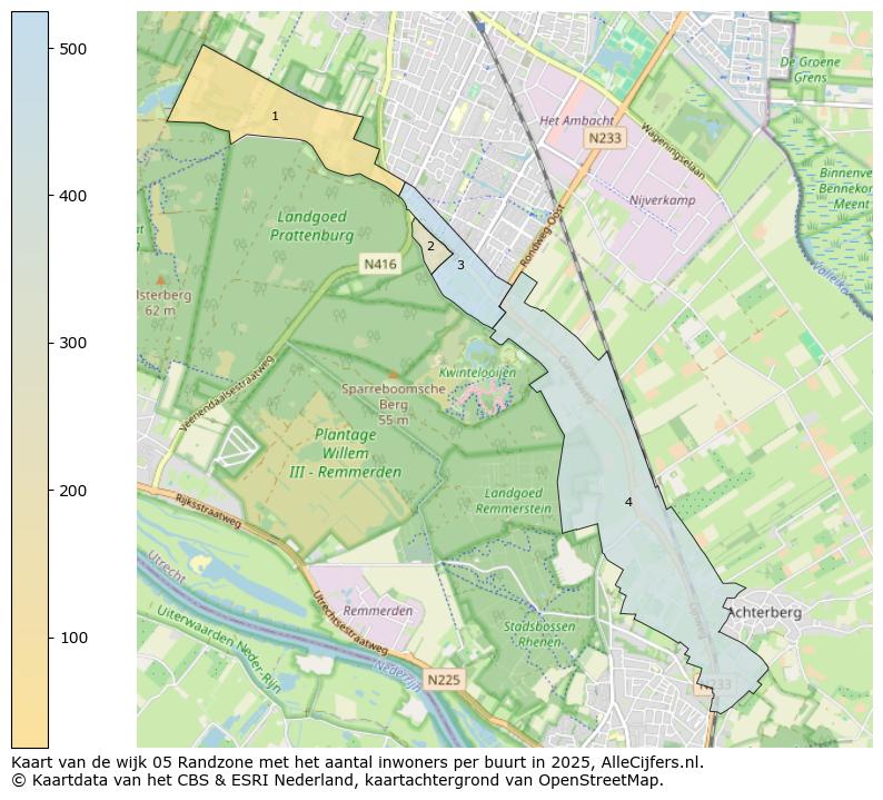 Afbeelding van de wijk Randzone op de kaart.
