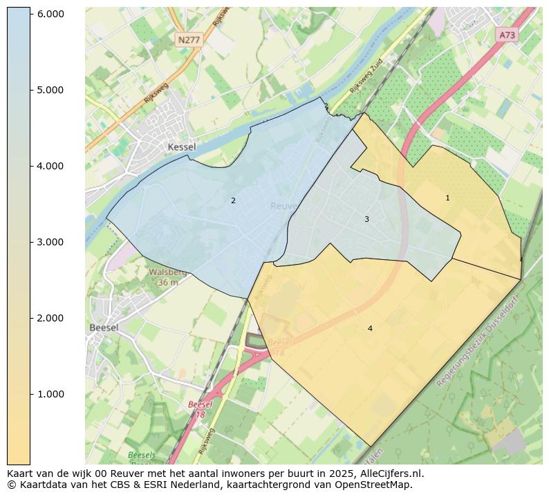 Afbeelding van de wijk Reuver op de kaart.