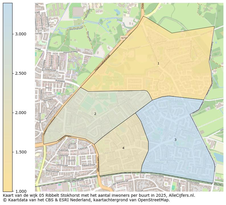 Afbeelding van de wijk Ribbelt - Stokhorst op de kaart.