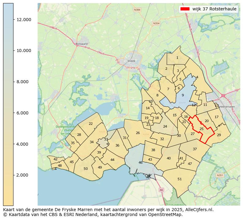 Afbeelding van de wijk Rotsterhaule op de kaart.
