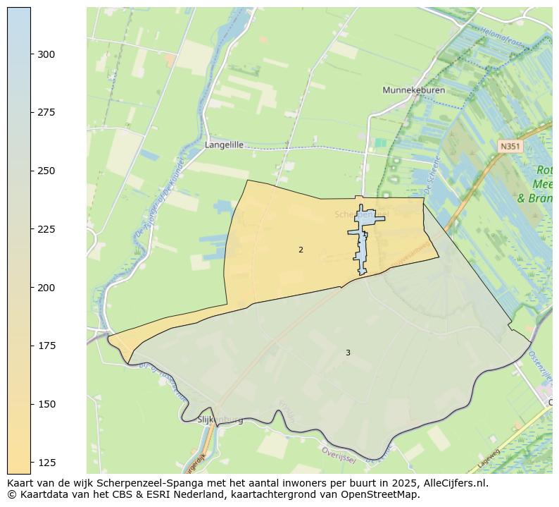Afbeelding van de wijk Scherpenzeel-Spanga op de kaart.