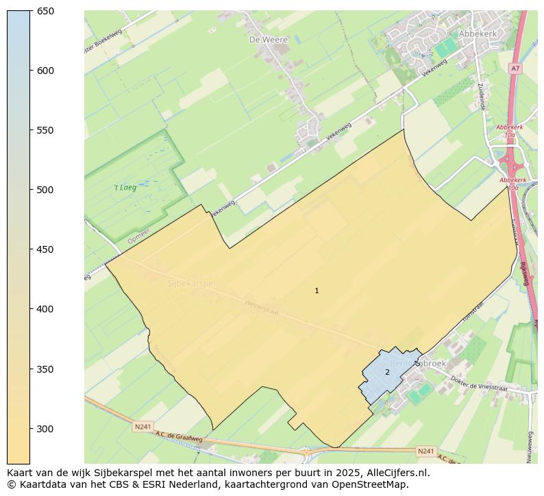 Afbeelding van de wijk Sijbekarspel op de kaart.