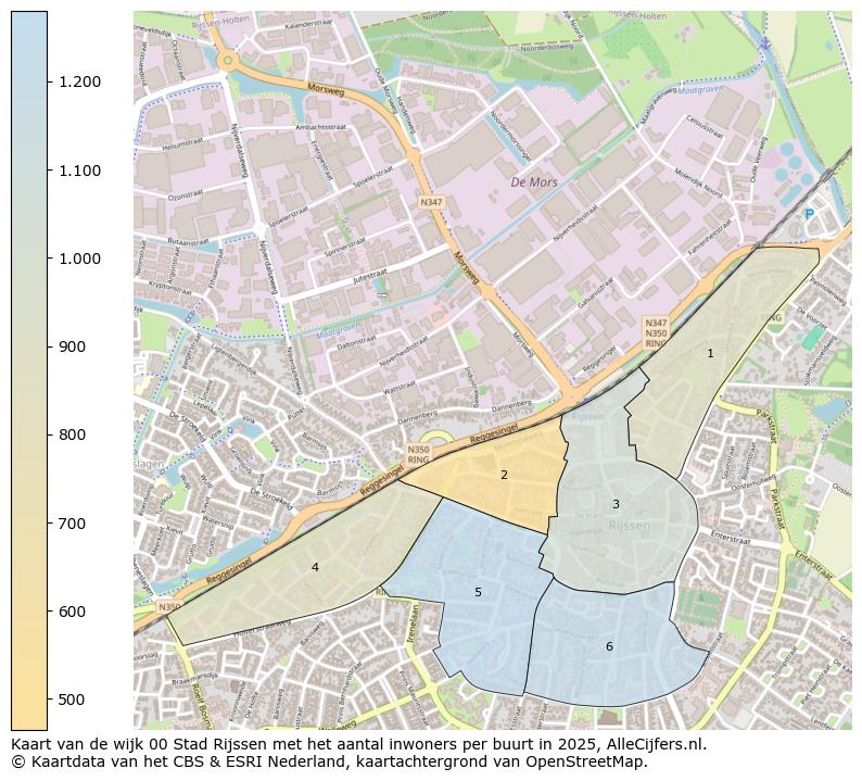 Afbeelding van de wijk Stad Rijssen op de kaart.