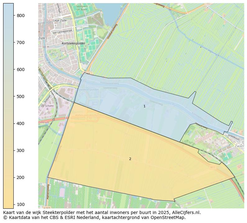 Afbeelding van de wijk Steekterpolder op de kaart.
