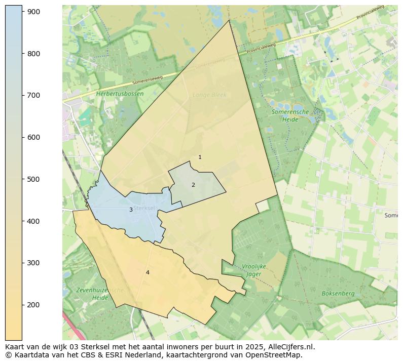 Afbeelding van de wijk Sterksel op de kaart.