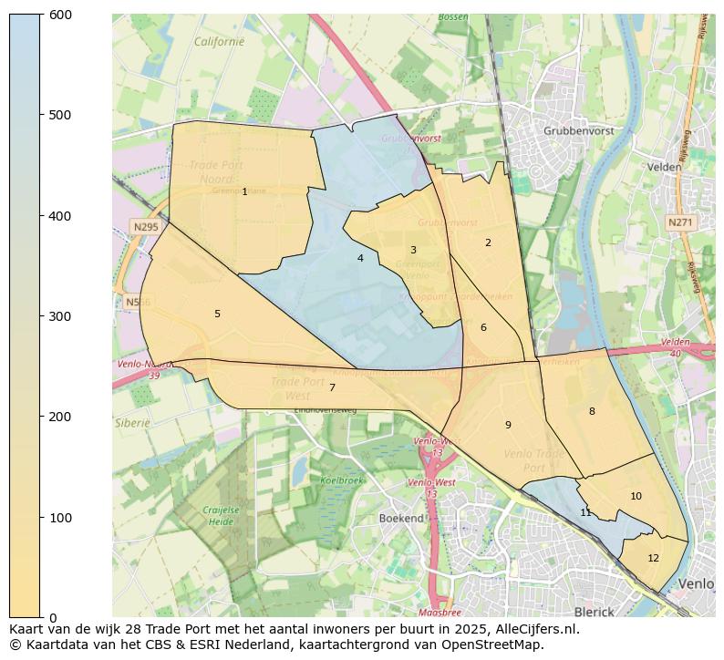 Afbeelding van de wijk Trade-Port op de kaart.