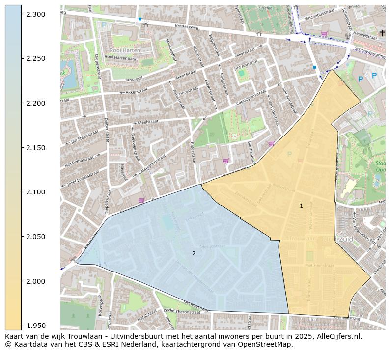 Afbeelding van de wijk Trouwlaan - Uitvindersbuurt op de kaart.