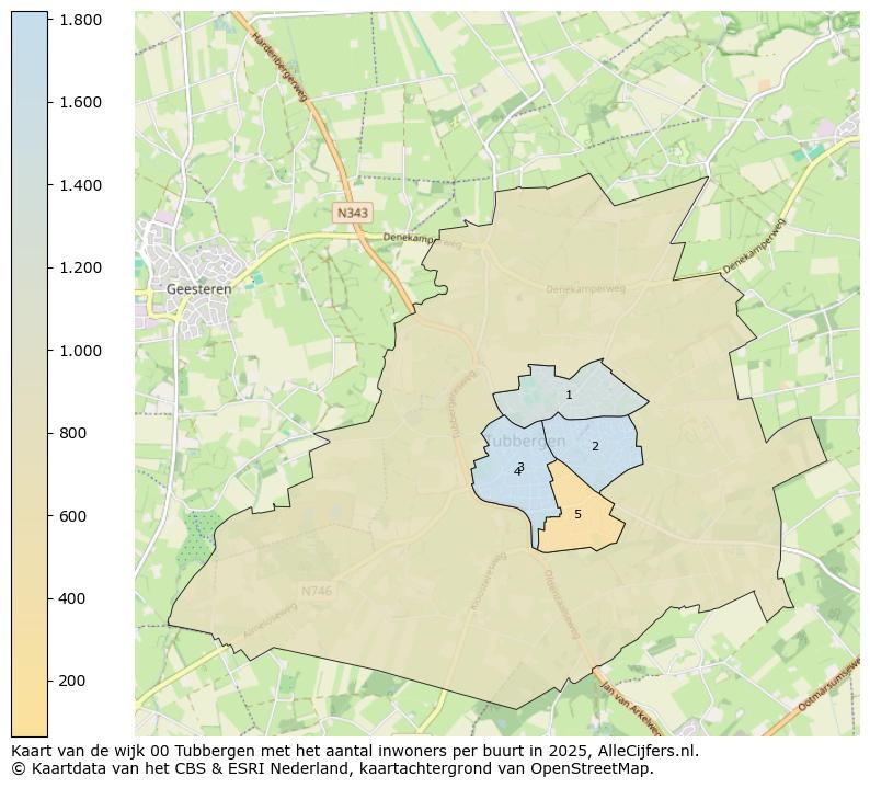 Afbeelding van de wijk Tubbergen op de kaart.