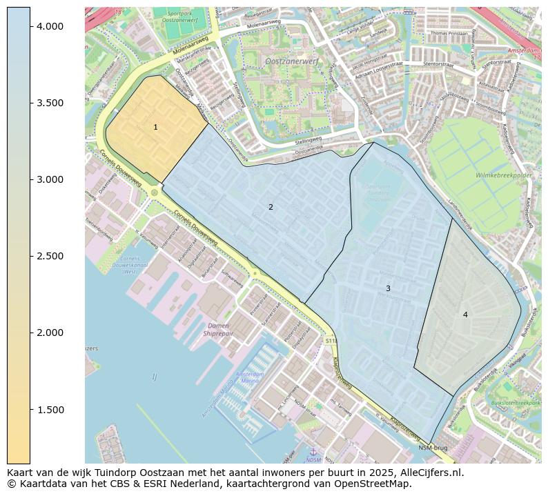 Afbeelding van de wijk Tuindorp Oostzaan op de kaart.