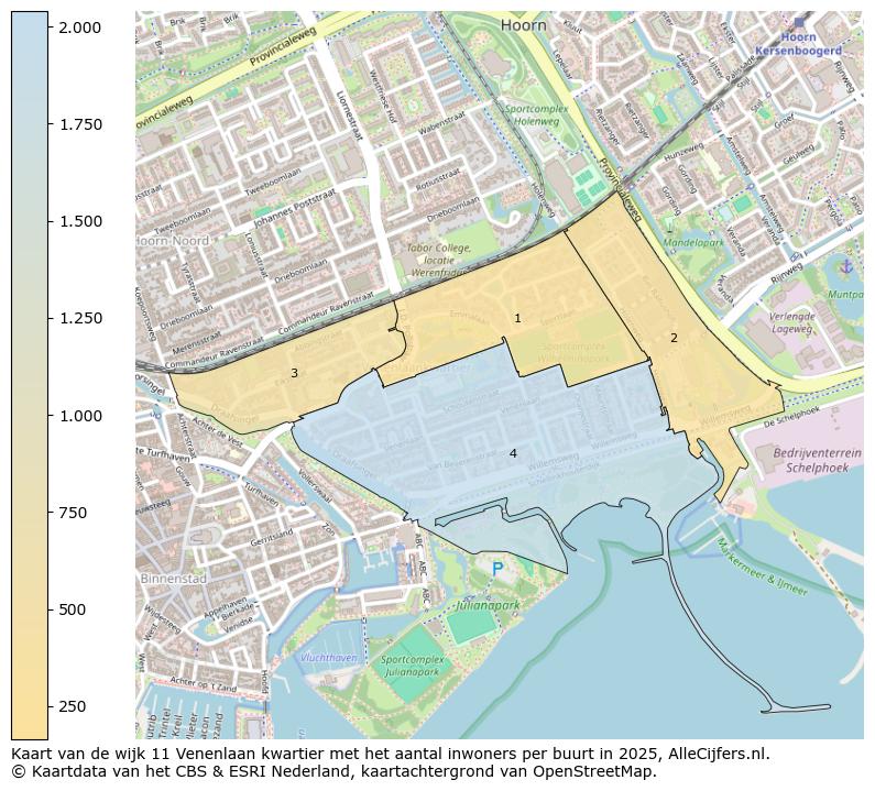 Afbeelding van de wijk Venenlaan-kwartier op de kaart.