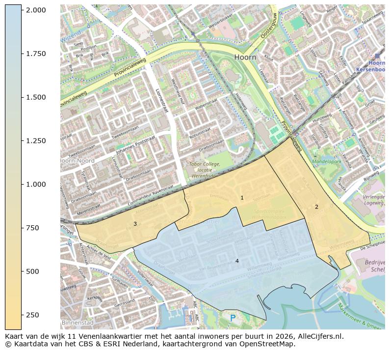 Afbeelding van de wijk Venenlaankwartier op de kaart.