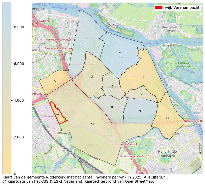 Afbeelding van de wijk Verenambacht op de kaart.