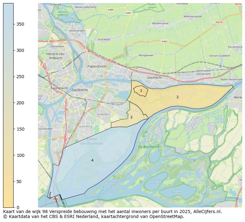 Afbeelding van de wijk Verspreide bebouwing op de kaart.