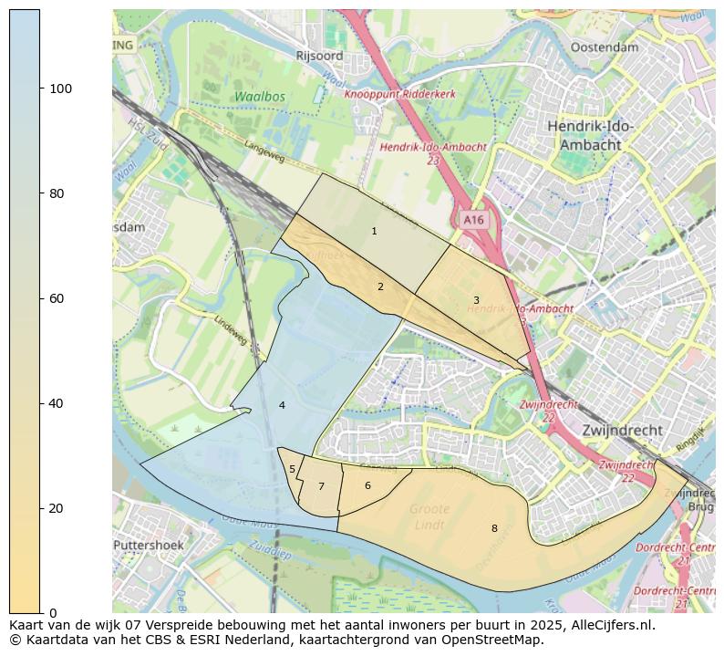 Afbeelding van de wijk Verspreide bebouwing op de kaart.
