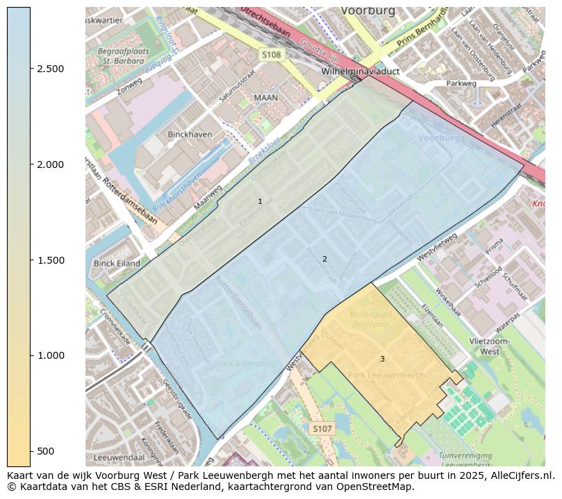 Afbeelding van de wijk Voorburg West / Park Leeuwenbergh op de kaart.