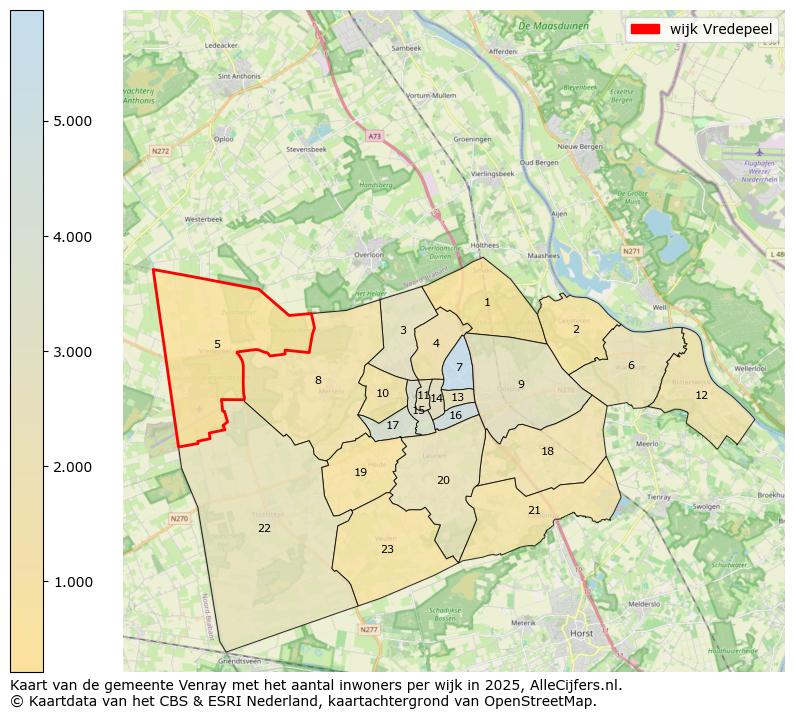 Afbeelding van de wijk Vredepeel op de kaart.