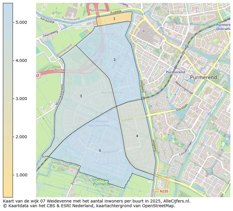 Afbeelding van de wijk Weidevenne op de kaart.