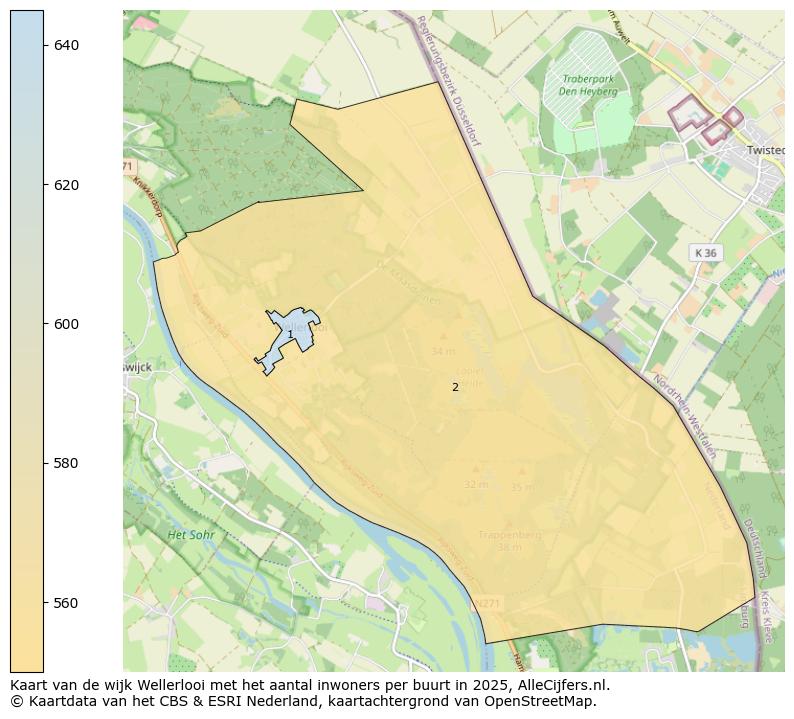 Afbeelding van de wijk Wellerlooi op de kaart.