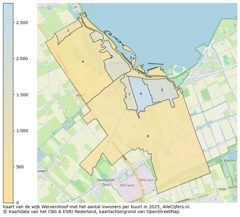 Afbeelding van de wijk Wervershoof op de kaart.