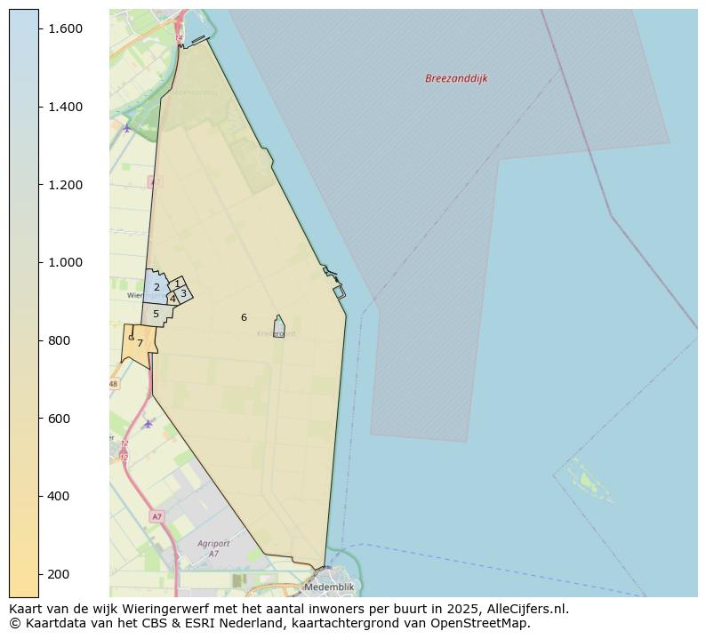 Afbeelding van de wijk Wieringerwerf op de kaart.