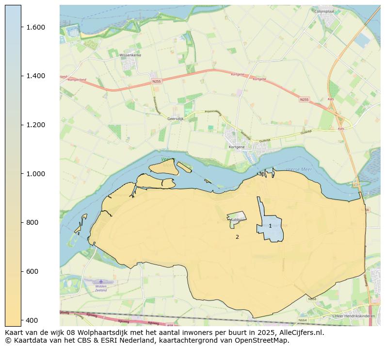 Afbeelding van de wijk Wolphaartsdijk op de kaart.