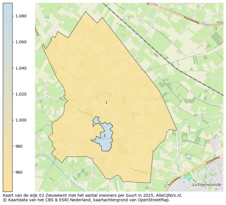 Afbeelding van de wijk Zieuwewnt op de kaart.