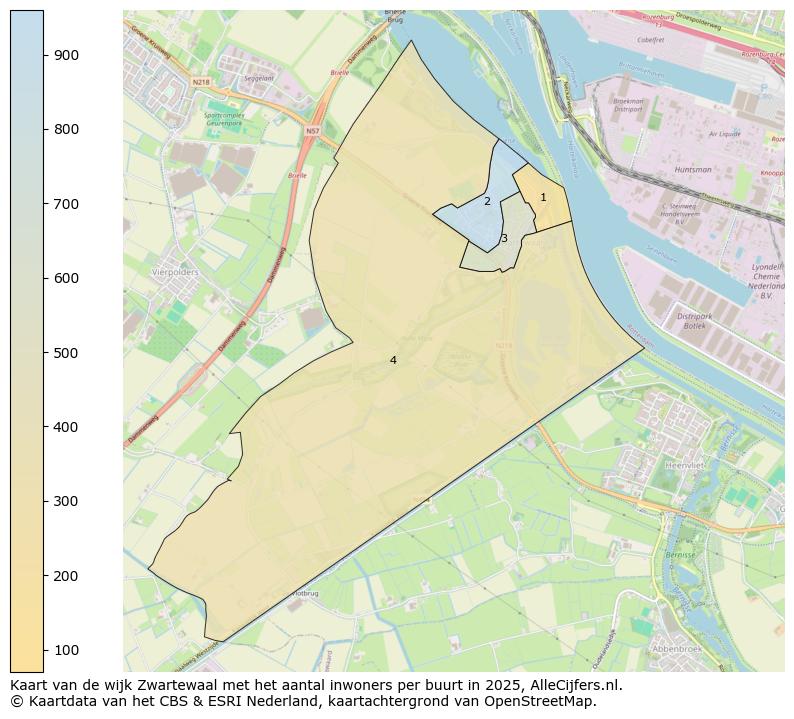 Afbeelding van de wijk Zwartewaal op de kaart.