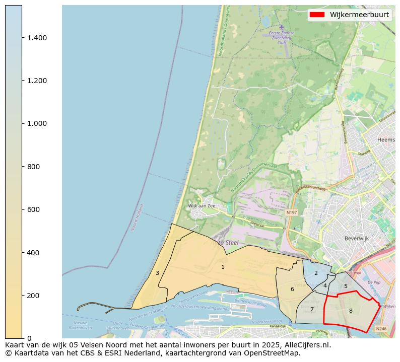 Afbeelding van de Wijkermeerbuurt op de kaart.