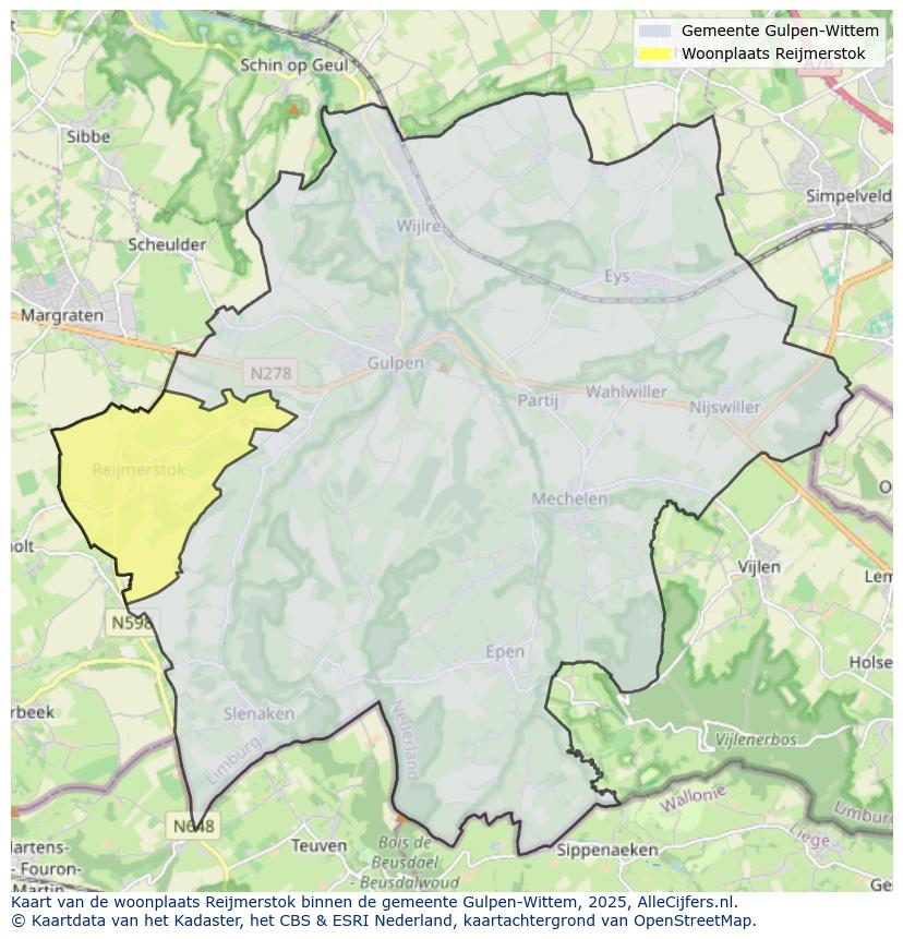 Afbeelding van de woonplaats Reijmerstok op de kaart.