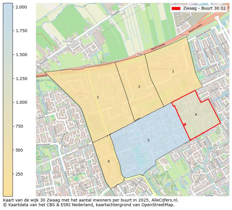 Afbeelding van de Zwaag - Buurt 30 02 op de kaart.