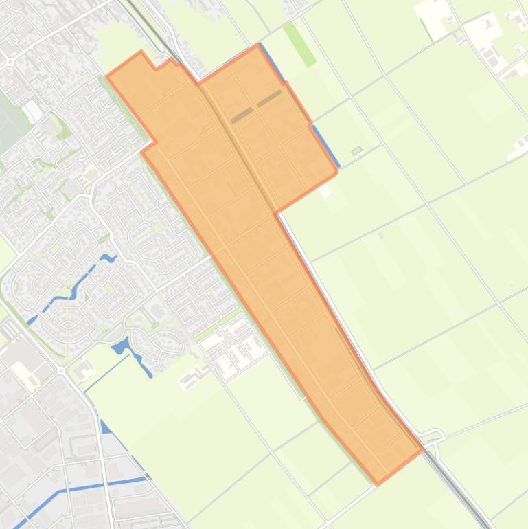 Kaart van de buurt Industrieterrein Staphorst.