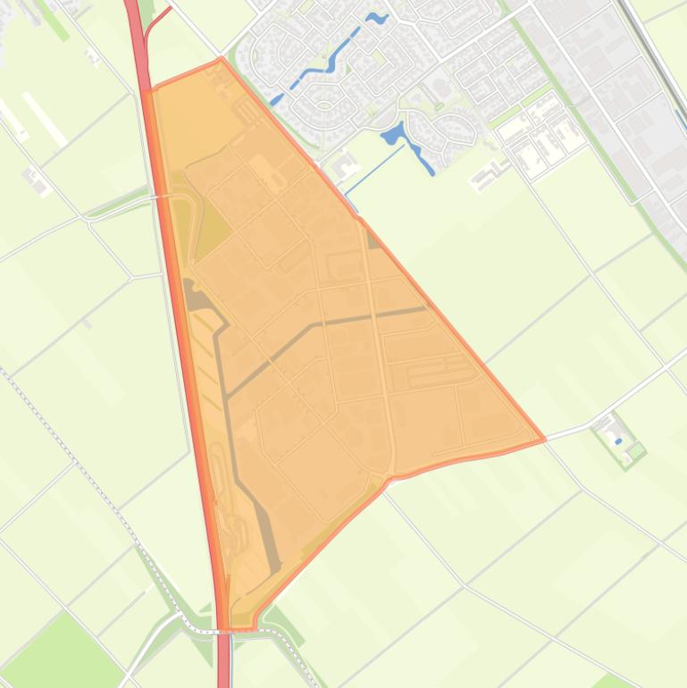 Kaart van de buurt Industrieterrein Staphorst.