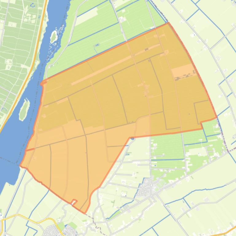 Kaart van de buurt Verspreide huizen Oosterwolde.