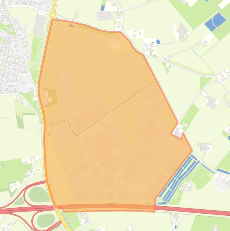Kaart van de buurt A18 Bedrijvenpark.