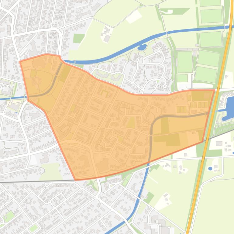 Kaart van de buurt Aalten-kern Oost.