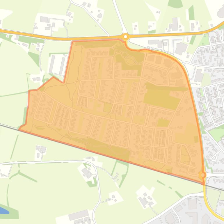 Kaart van de buurt Aalten Kern ’t Kobus.