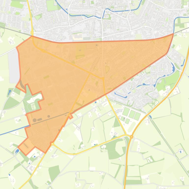 Kaart van de buurt Aalten-kern Zuid 1.