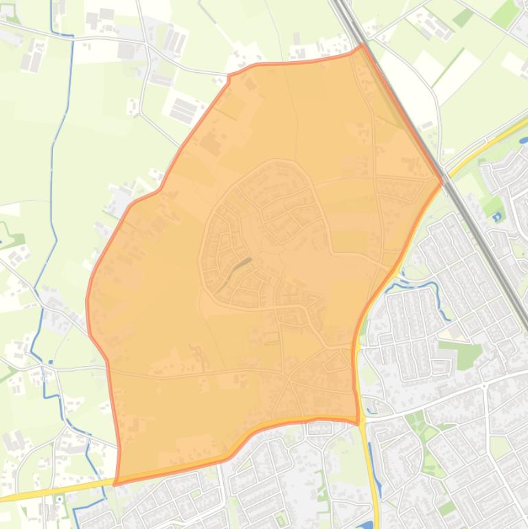 Kaart van de buurt Aarlesche Erven.