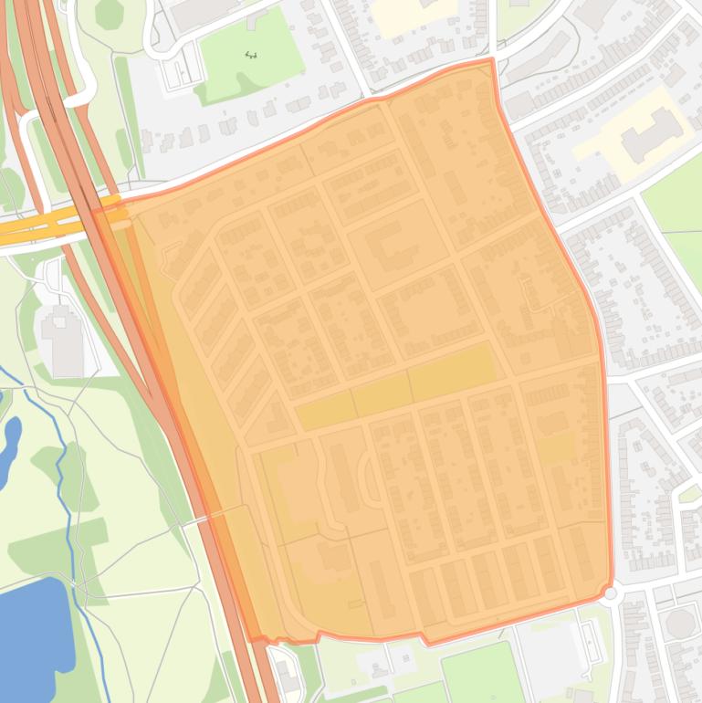 Kaart van de buurt Aarveld.