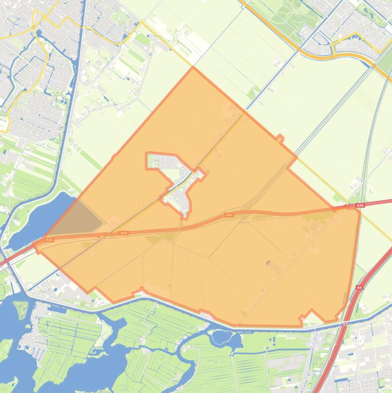 Kaart van de buurt Abbenes Omgeving.