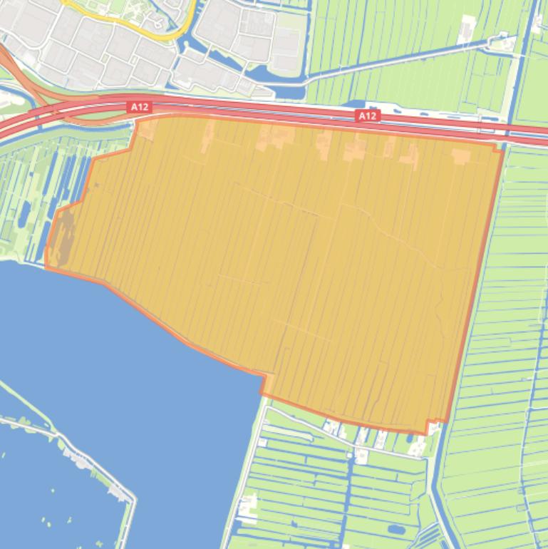 Kaart van de buurt Abessinie.