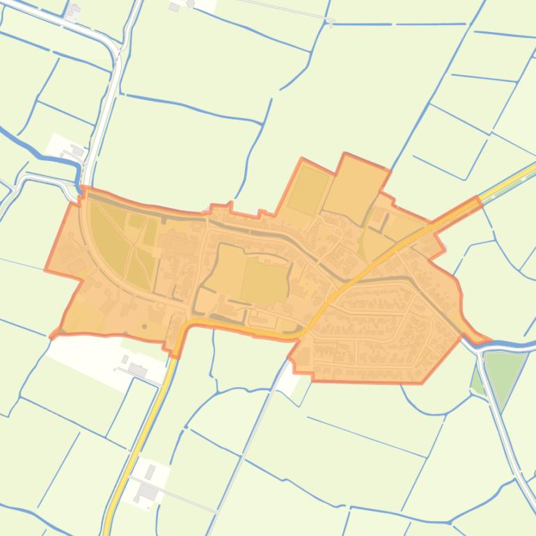 Kaart van de buurt Achlum.