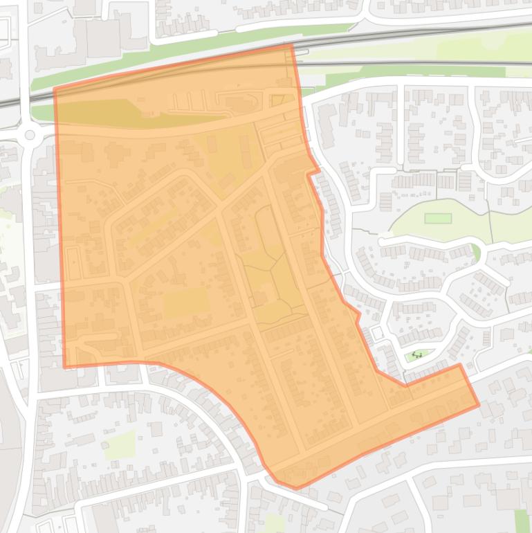 Kaart van de buurt Achter de Haesen.