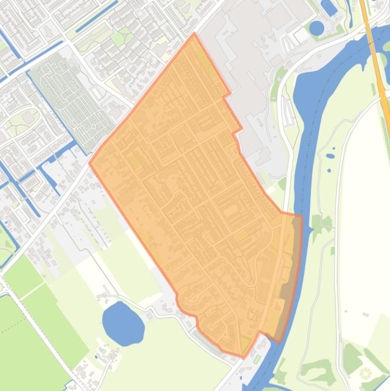 Kaart van de buurt Achter de Pijp.