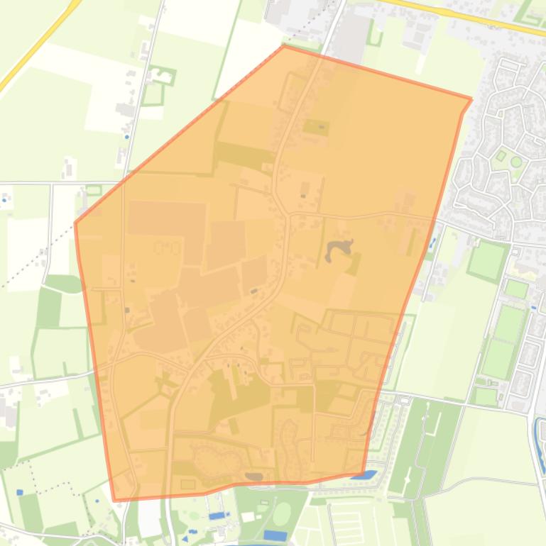 Kaart van de buurt Achter ’t Hof.